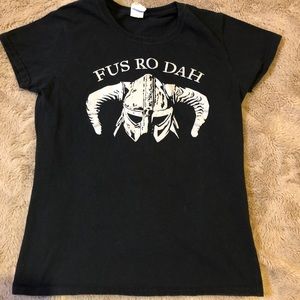 Skyrim Fus Ro Dah Graphic Tee